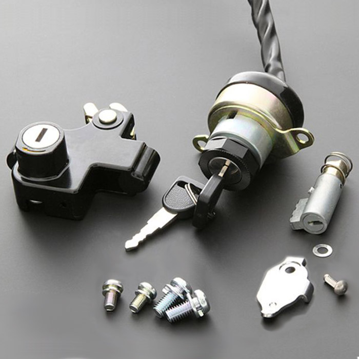 Gold Steering Lock Handlebar Kit For Honda & Kawasaki – Kickstarter Classic Parts