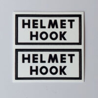 HELMET HOOK Decals x2