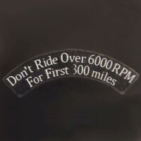 BREAK-IN Warning Decal (Early)