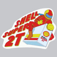 Shell Super 2T Sticker
