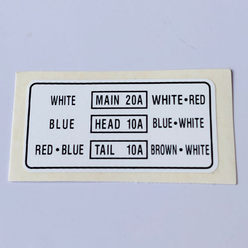 FUSE BOX Decal